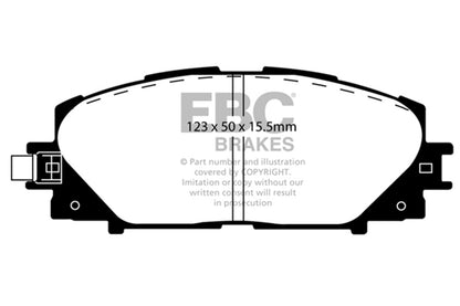 EBC Brakes - Ultimax OEM Replacement Brake Pads - UD11841