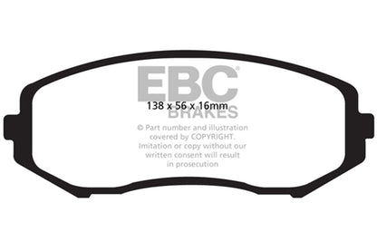 EBC Brakes - Ultimax OEM Replacement Brake Pads - UD1188