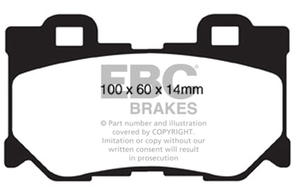 EBC Brakes - S13 Kits Yellowstuff And RK Rotors - S13KR1462