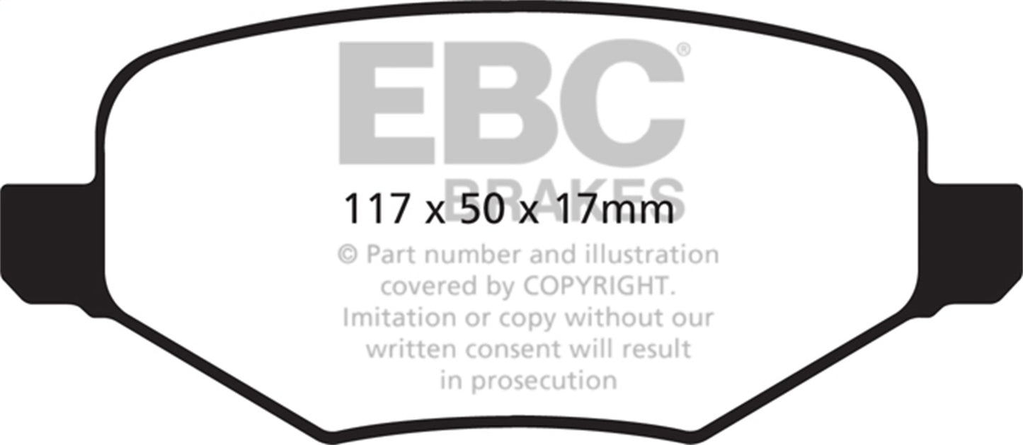 EBC Brakes - S20 Kits Ultimax And Plain Rotors - S20K1259