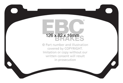 EBC Brakes - S2 Kits Greenstuff 2000 And USR Rotors - S2KF1269