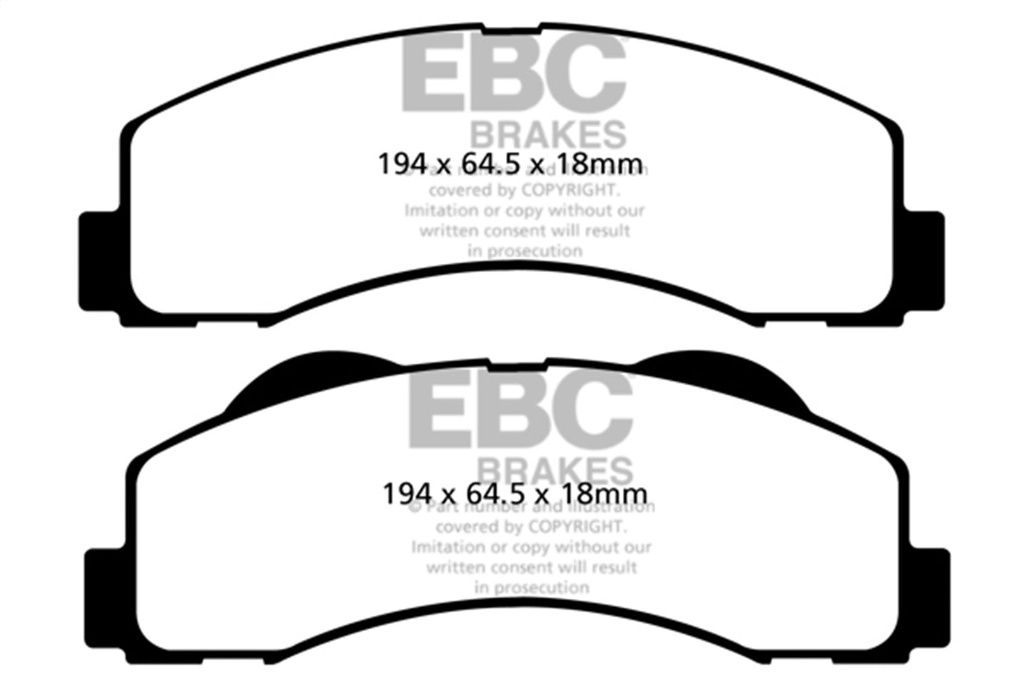 EBC Brakes - S15 Kit Extra Duty And USR Rotors - S15KF1049