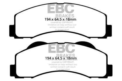 EBC Brakes - S15 Kit Extra Duty And USR Rotors - S15KF1049