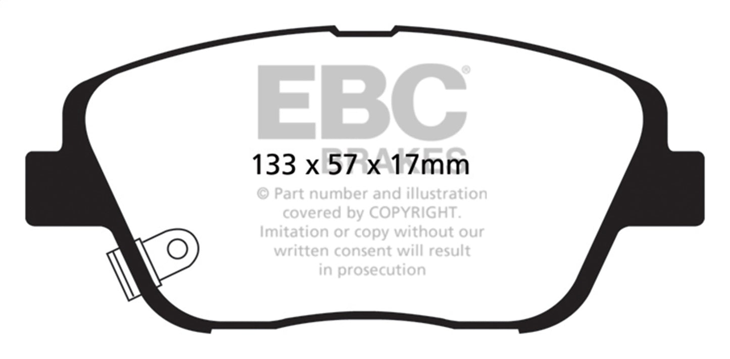 EBC Brakes - S4 Kits Redstuff And USR Rotor - S4KF1652