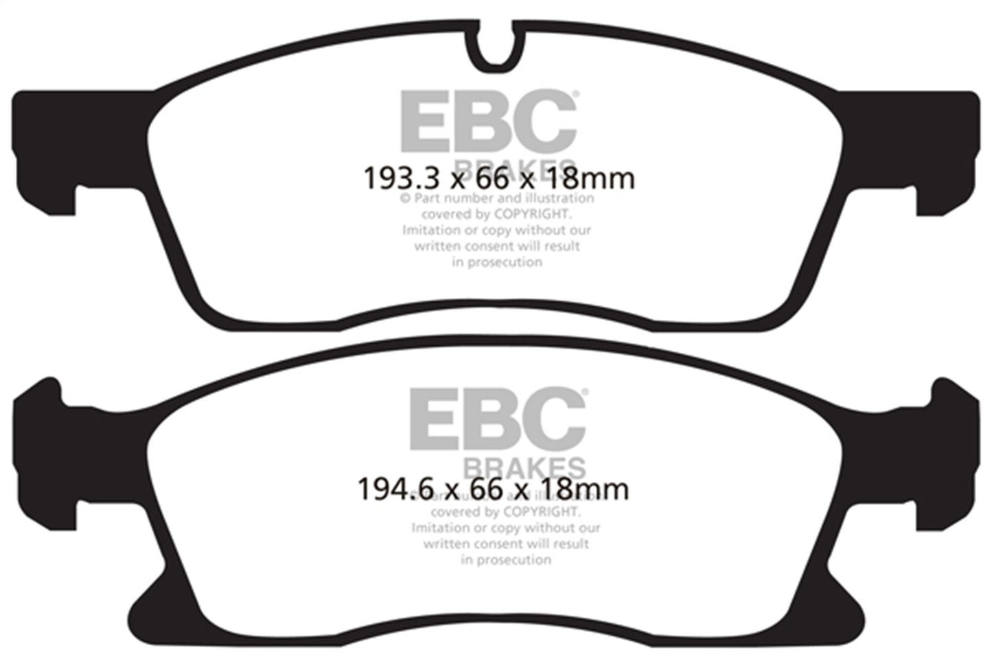 EBC Brakes - S15 Kit Extra Duty And USR Rotors - S15KF1021