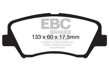 EBC Brakes - S4 Kits Redstuff And USR Rotor - S4KF1639