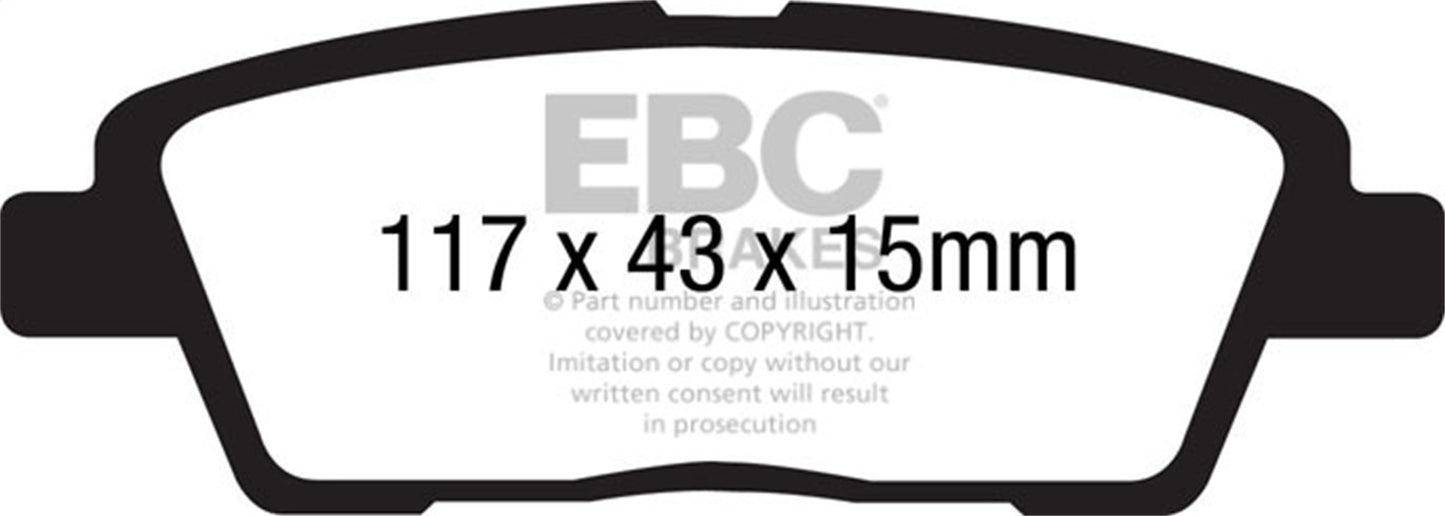 EBC Brakes - S13 Kits Yellowstuff And RK Rotors - S13KR1473