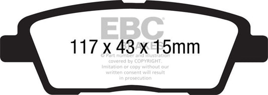 EBC Brakes - S13 Kits Yellowstuff And RK Rotors - S13KR1473