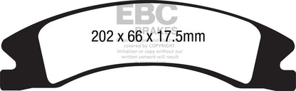 EBC Brakes - S5 Kits Yellowstuff And GD Rotors - S5KR1513
