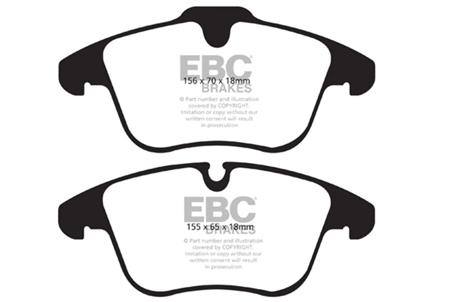 EBC Brakes - S9 Kits Yellowstuff And USR Rotors - S9KF1879