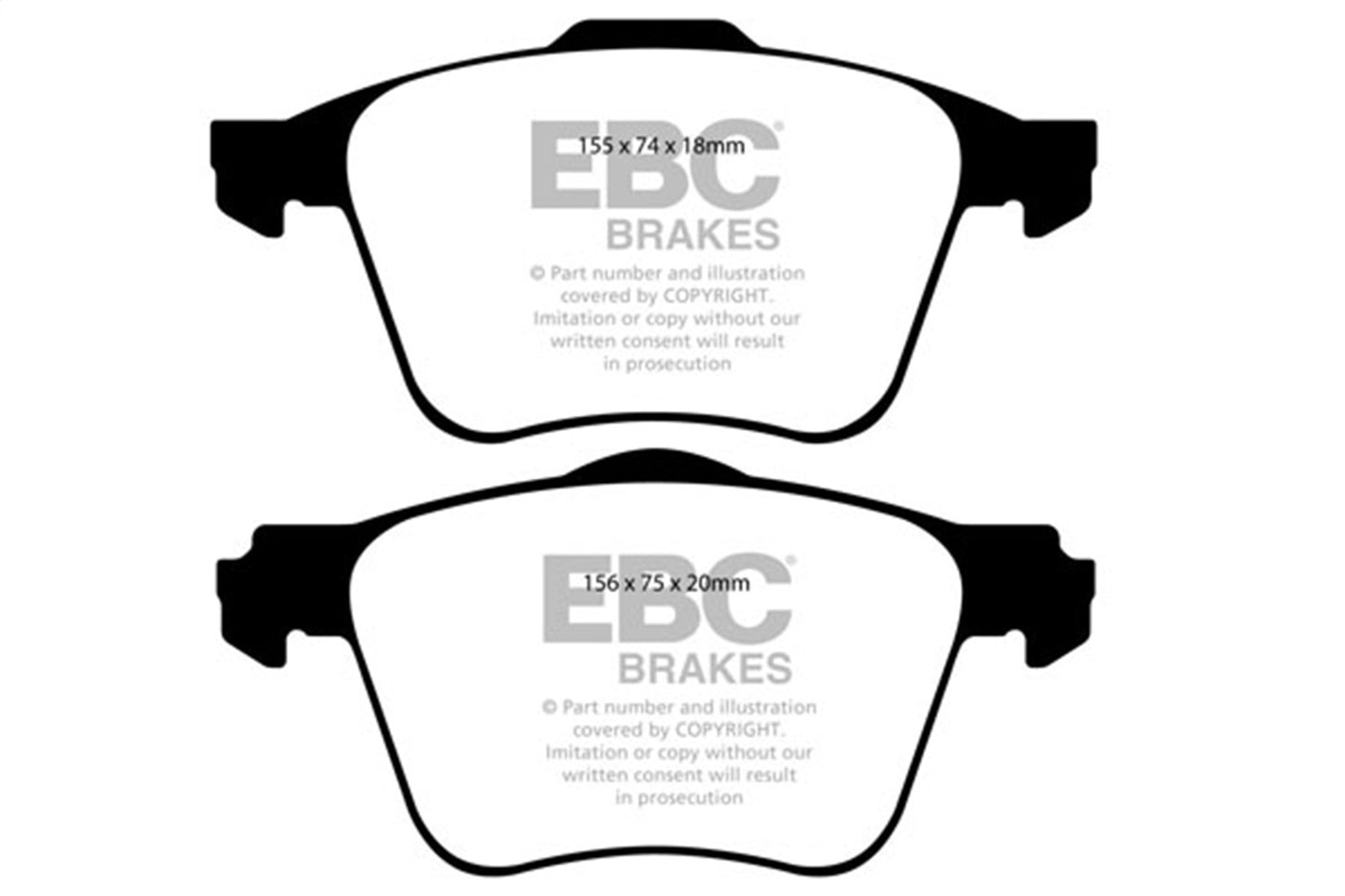 EBC Brakes - S20 Kits Ultimax And Plain Rotors - S20K1169