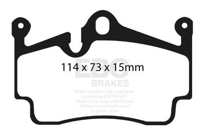 EBC Brakes - S13 Kits Yellowstuff And RK Rotors - S13KR1577