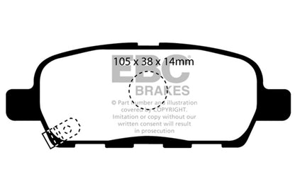 EBC Brakes - S4 Kits Redstuff And USR Rotor - S4KR1225