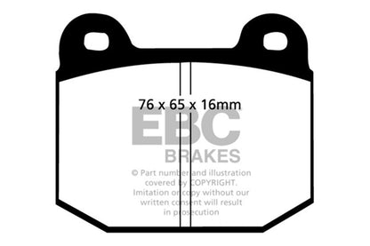 EBC Brakes - Ultimax OEM Replacement Brake Pads - UD109