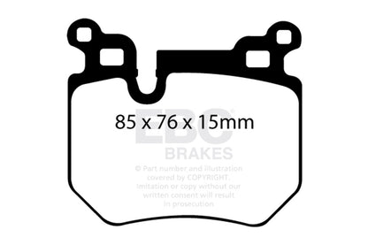 EBC Brakes - S9 Kits Yellowstuff And USR Rotors - S9KR1067