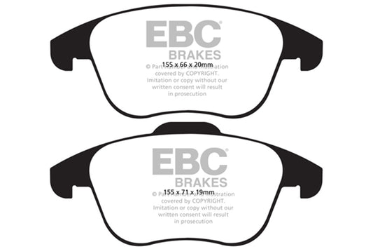 EBC Brakes - S10 Kits Greenstuff 2000 And GD Rotors - S10KF1401