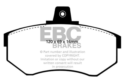 EBC Brakes - S2 Kits Greenstuff 2000 And USR Rotors - S2KF1300