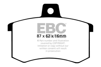 EBC Brakes - S9 Kits Yellowstuff And USR Rotors - S9KR1456