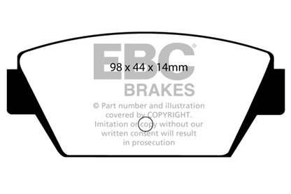 EBC Brakes - S4 Kits Redstuff And USR Rotor - S4KR1248