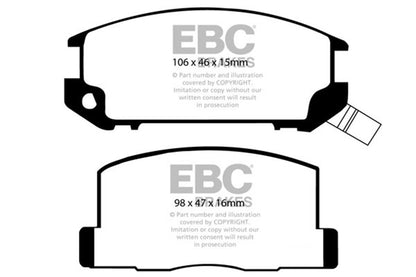 Yellowstuff Street And Track Brake Pads
