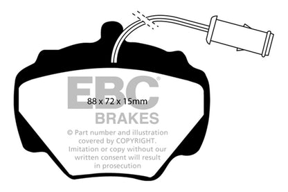 EBC Brakes - S5 Kits Yellowstuff And GD Rotors - S5KR1558