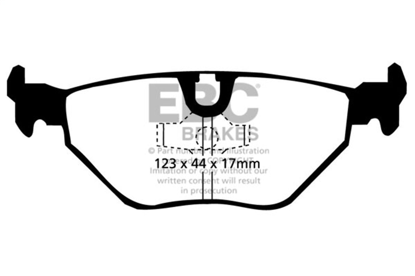EBC Brakes - S9 Kits Yellowstuff And USR Rotors - S9KR1470