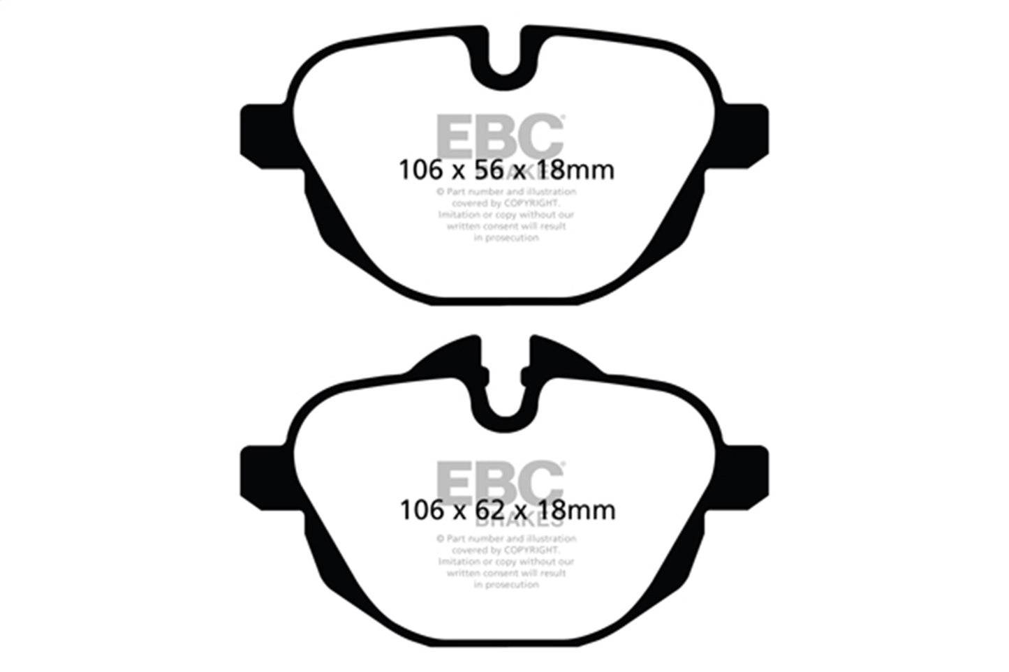 EBC Brakes - S5 Kits Yellowstuff And GD Rotors - S5KR1504