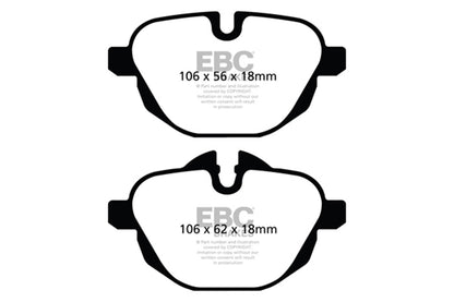 EBC Brakes - S5 Kits Yellowstuff And GD Rotors - S5KR1498