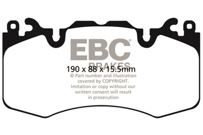 EBC Brakes - S15 Kit Extra Duty And USR Rotors - S15KF1098
