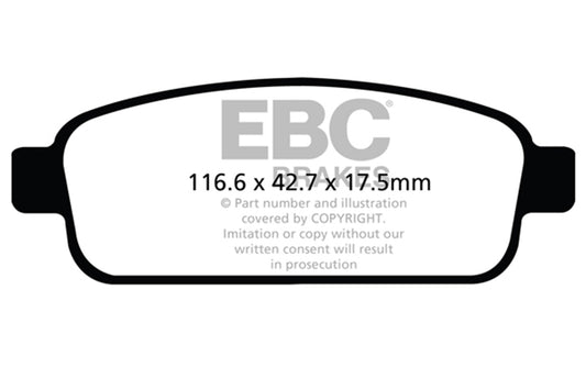 EBC Brakes - S9 Kits Yellowstuff And USR Rotors - S9KR1085