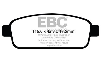 EBC Brakes - S20 Kits Ultimax And Plain Rotors - S20K1256