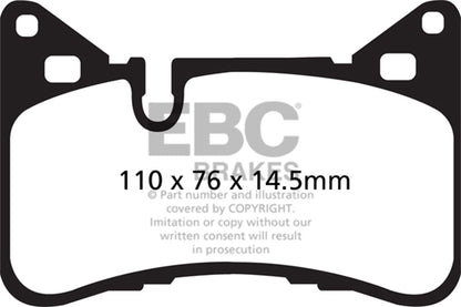 EBC Brakes - S13 Kits Yellowstuff And RK Rotors - S13KR1587