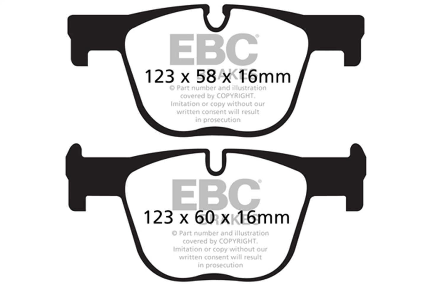 EBC Brakes - S9 Kits Yellowstuff And USR Rotors - S9KR1538