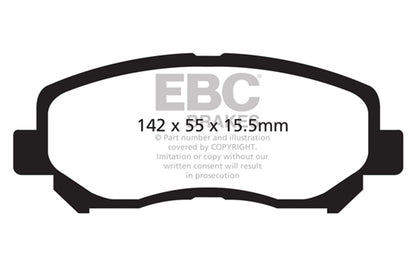EBC Brakes - S9 Kits Yellowstuff And USR Rotors - S9KF1759