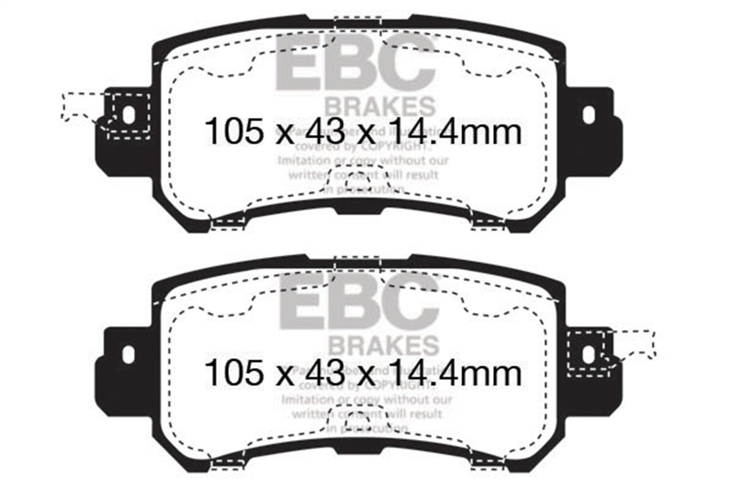 EBC Brakes - S4 Kits Redstuff And USR Rotor - S4KR1526