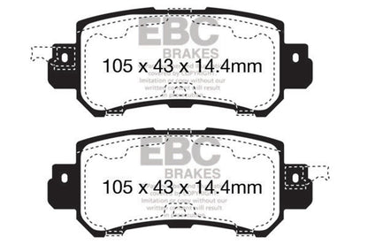 EBC Brakes - S4 Kits Redstuff And USR Rotor - S4KR1526
