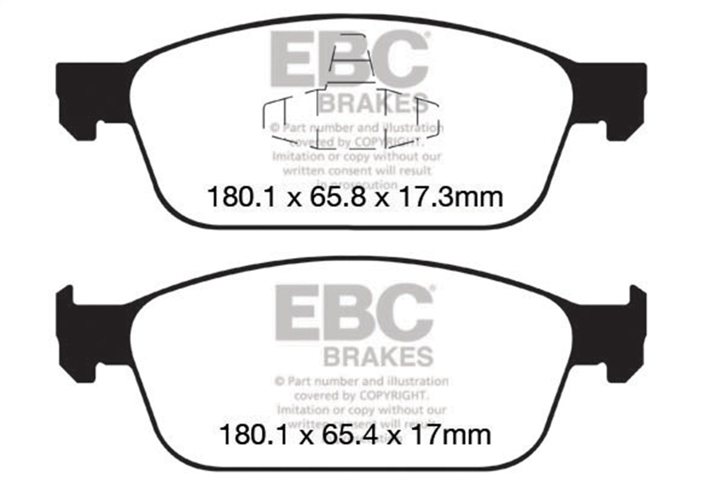 EBC Brakes - S20 Kits Ultimax And Plain Rotors - S20K1981
