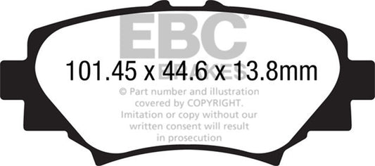 EBC Brakes - S9 Kits Yellowstuff And USR Rotors - S9KR1549