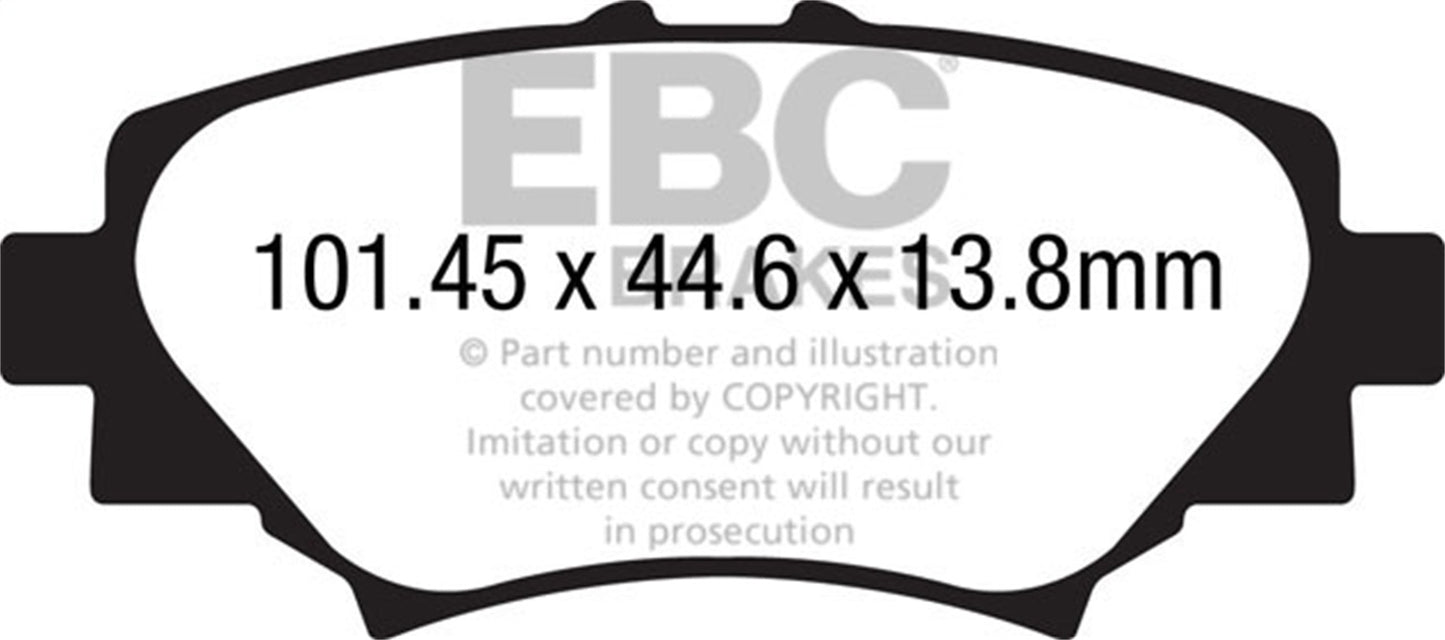 EBC Brakes - S13 Kits Yellowstuff And RK Rotors - S13KR1646