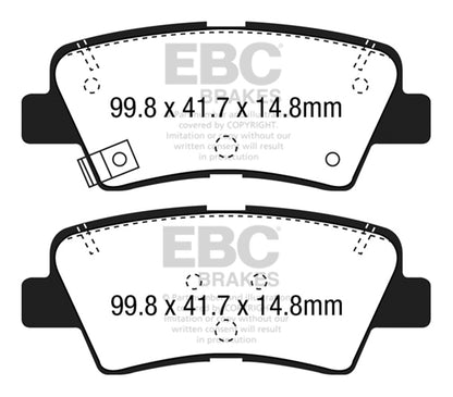 EBC Brakes - S1 Kits Ultimax 2 And RK Rotors - S1KR1786