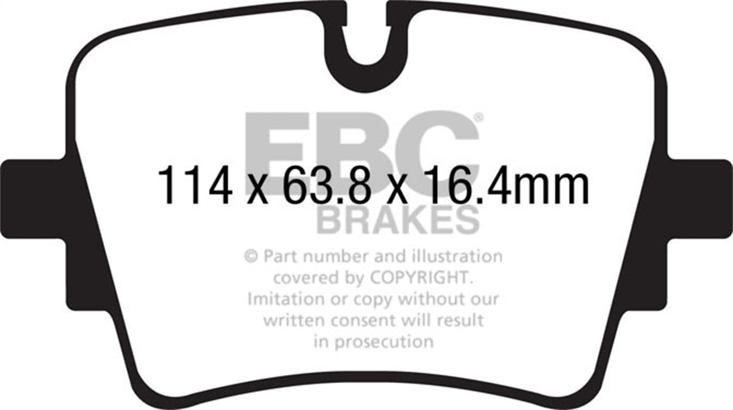 EBC Brakes - S9 Kits Yellowstuff And USR Rotors - S9KR1612