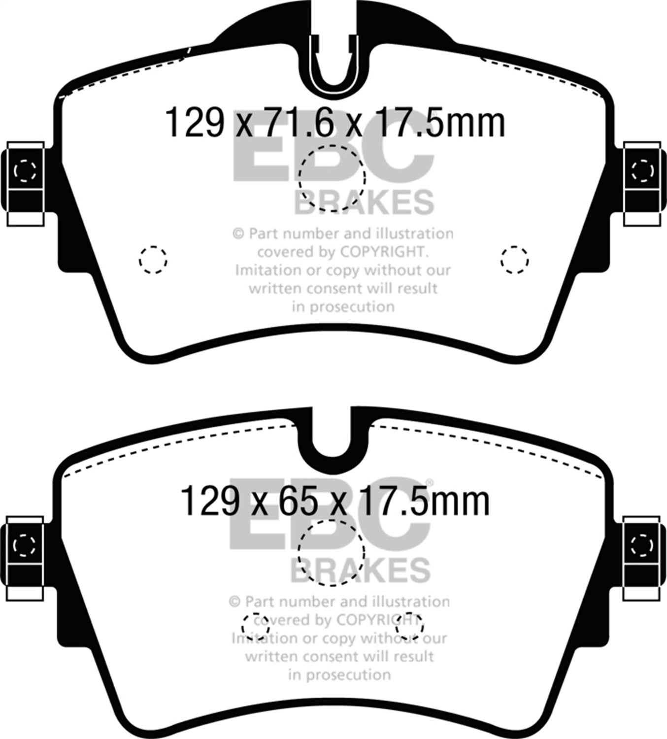 EBC Brakes - S4 Kits Redstuff And USR Rotor - S4KF1884