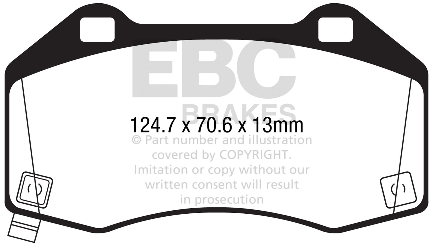 EBC Brakes - S9 Kits Yellowstuff And USR Rotors - S9KF1779