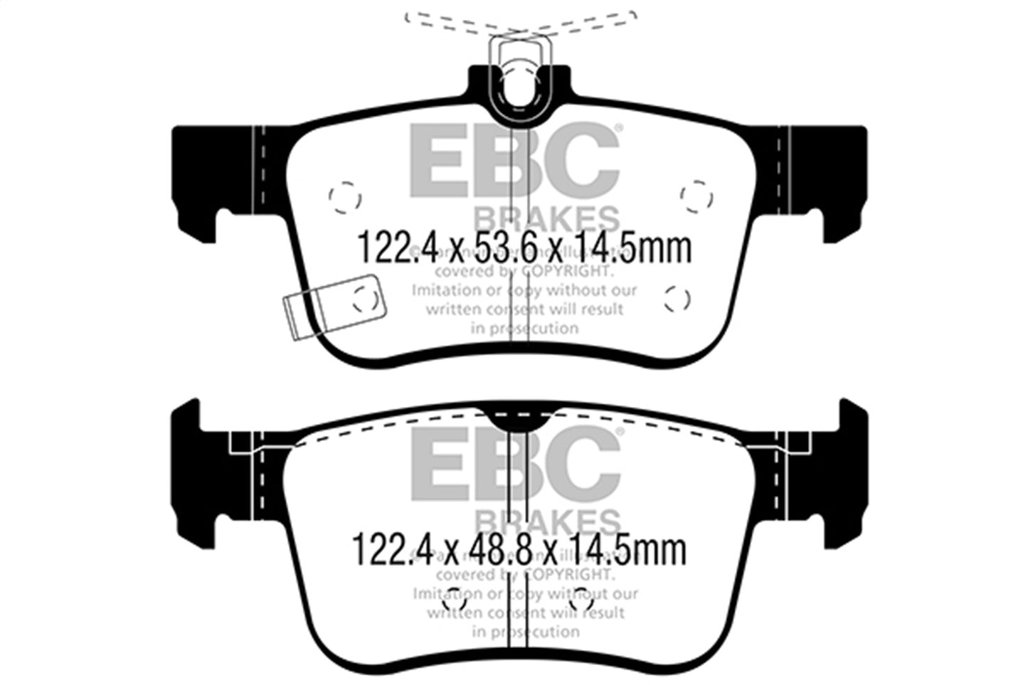 EBC Brakes - S4 Kits Redstuff And USR Rotor - S4KR1527