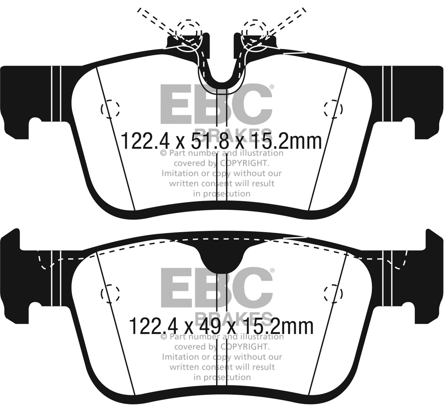 EBC Brakes - S5 Kits Yellowstuff And GD Rotors - S5KR1730