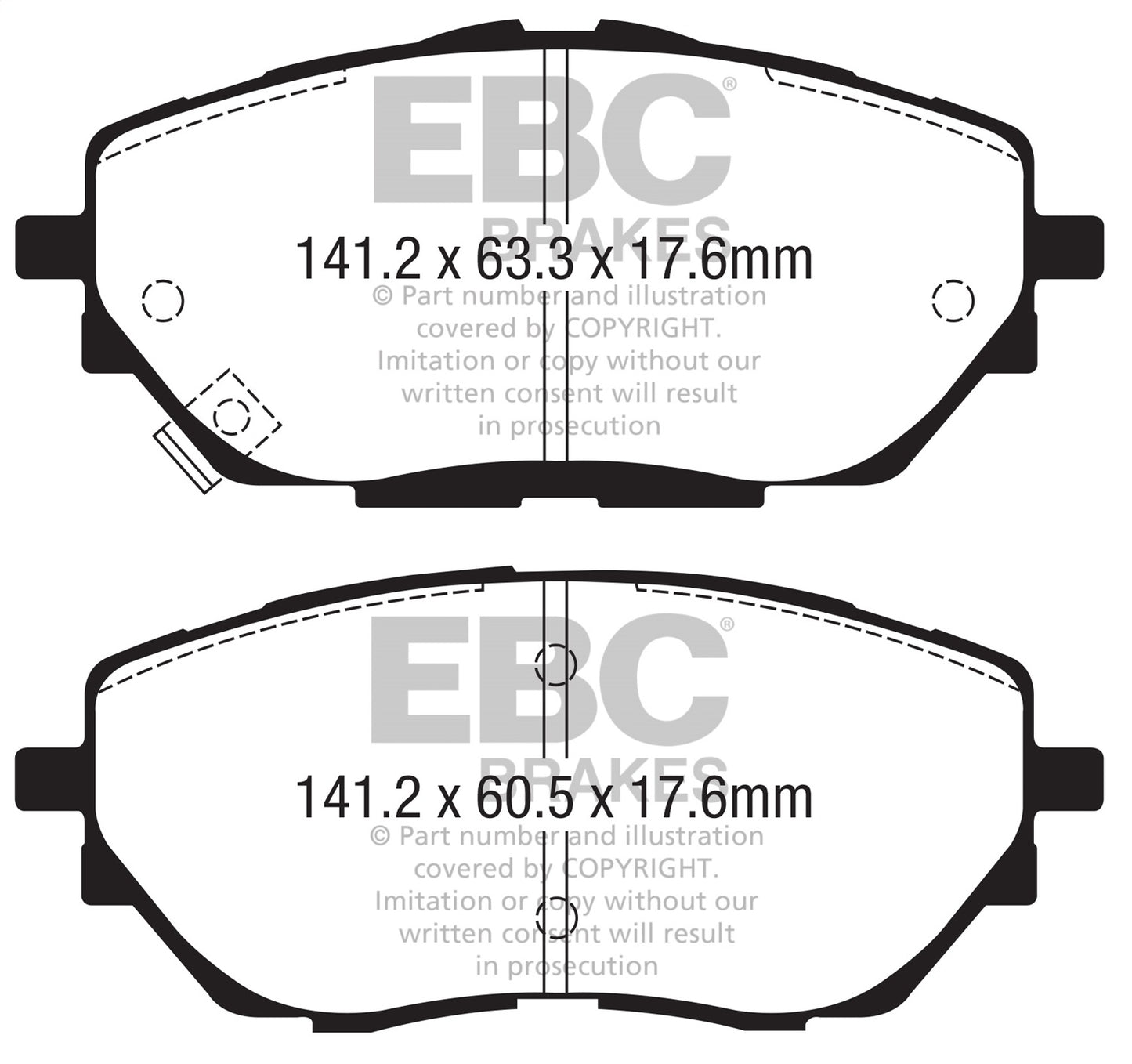 EBC Brakes - S10 Kits Greenstuff 2000 And GD Rotors - S10KF1727