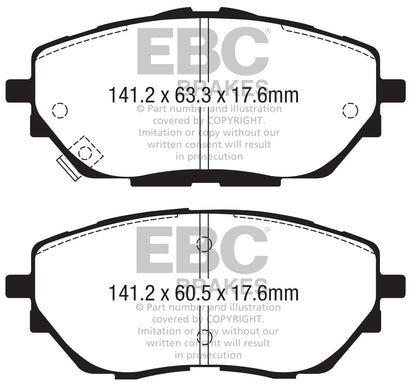 EBC Brakes - S10 Kits Greenstuff 2000 And GD Rotors - S10KF1727