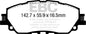 EBC Brakes - S10 Kits Greenstuff 2000 And GD Rotors - S10KF1729