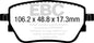 EBC Brakes - S1 Kits Ultimax 2 And RK Rotors - S1KF2074