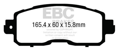 EBC Brakes - S10 Kits Greenstuff 2000 And GD Rotors - S10KF1454